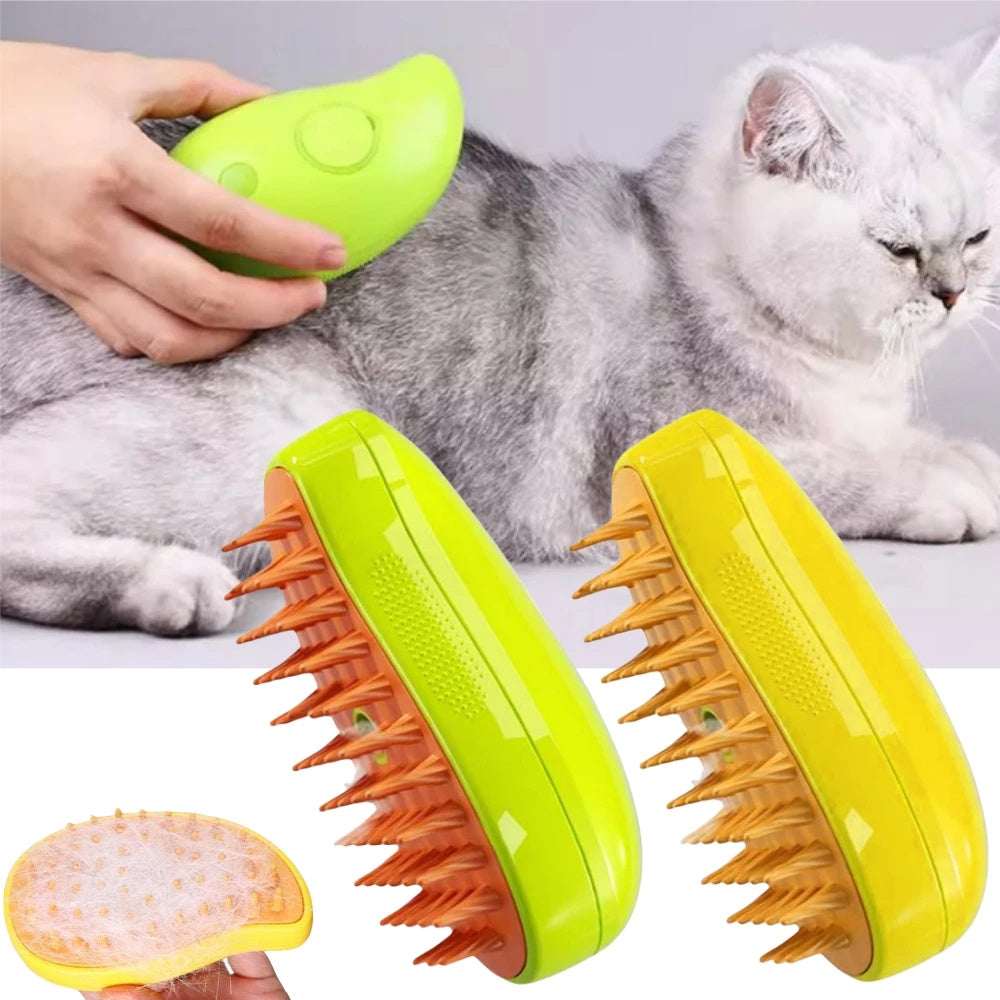 3 in 1 Pet Steamy Brush